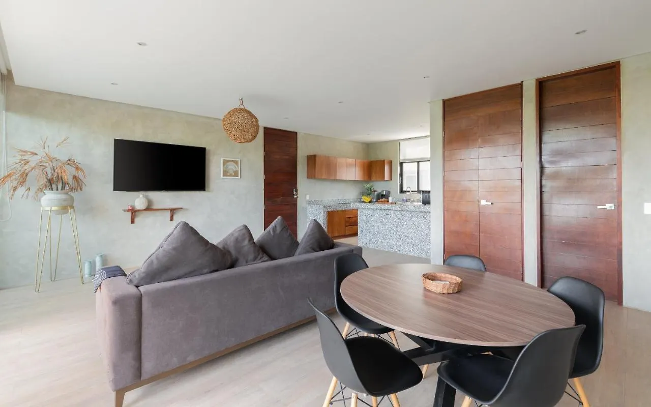 Modern 4Br Apartment In La Veleta With Rooftop Pool, Amazing Amenities & Incredible Jungle View Τουλούμ Μεξικό